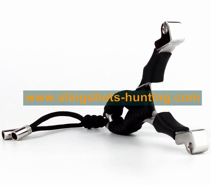 Classical Design Slingshot Outdoor Hunting For Sport 2 Bands - Click Image to Close