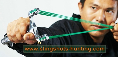 Professional Slingshot Hunting Catapult Launcher Full Metal 2/4/6 Bands