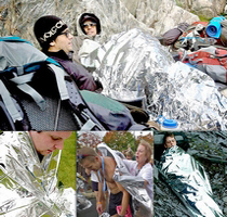 Emergency Space Blankets For Hunting Outdoor Life 10 Pack