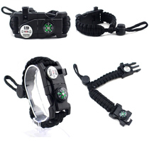Survival Bracelet Multi-function Tools Kit On Wrist